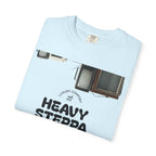 Heavy Steppa Tee — 'Heavy Steppa / Living Luxury' Graphic T-Shirt