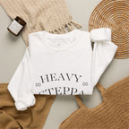 Progress Over Perfection Crewneck Sweatshirt — "Heavy Steppa H.S.T.B" Graphic Pullover