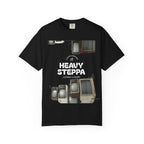 Heavy Steppa Tee — 'Heavy Steppa / Living Luxury' Graphic T-Shirt