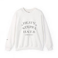 Progress Over Perfection Crewneck Sweatshirt — "Heavy Steppa H.S.T.B" Graphic Pullover