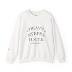 Progress Over Perfection Crewneck Sweatshirt — "Heavy Steppa H.S.T.B" Graphic Pullover
