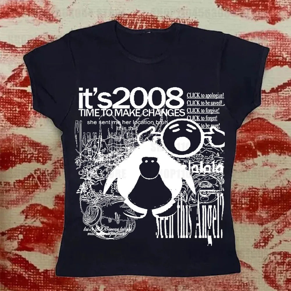 Gothic Clothes Women Tops Cute Tops With Suspenders Woman Clothing Crop Top Women Aesthetic Aesthetic Women's Blouses Harajuku